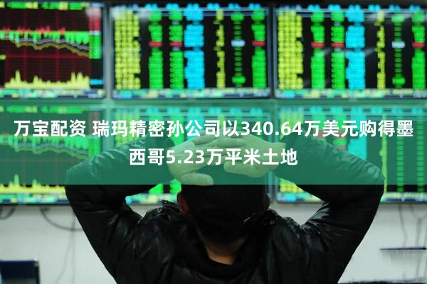 万宝配资 瑞玛精密孙公司以340.64万美元购得墨西哥5.23万平米土地