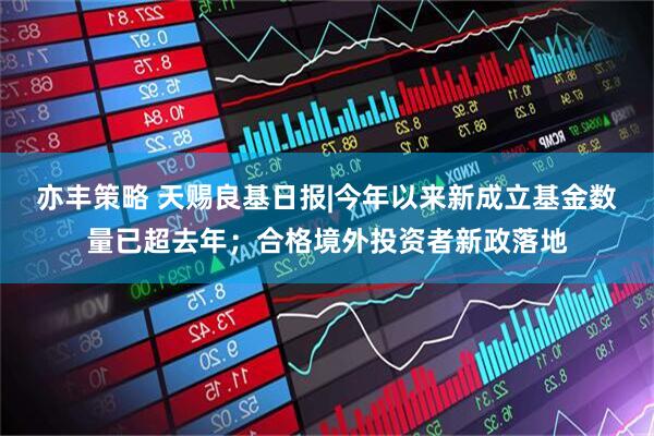 亦丰策略 天赐良基日报|今年以来新成立基金数量已超去年；合格境外投资者新政落地